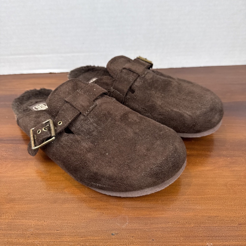 Vintage Y2K Women's Route 66 Brown Slip On Mule Clogs Size 8M